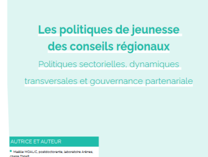Etude Injep - Les politiques de jeunesses conduites par les Conseils régionaux