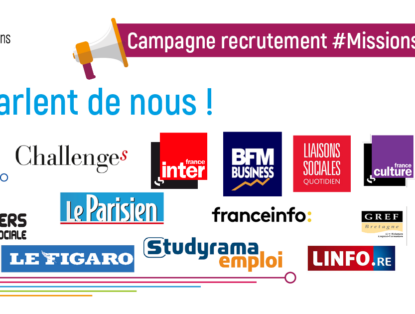 La campagne de recrutement des #MissionsLocales relayée dans les médias