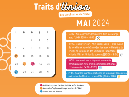 [TRAITS D’UNION] le programme de Mai est en ligne