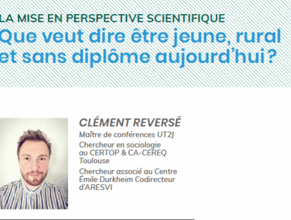 “L’idée est de s’interroger sur l’avenir de cette jeunesse qu’on ne parvient plus à intégrer durablement” (Clément Reversé, chercheur)